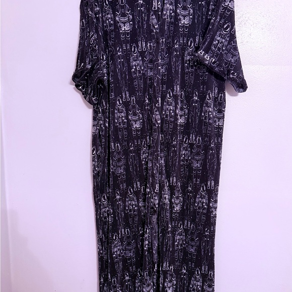 Dressed in LALA Black and White Astronaut Maxi Dress - Picture 2 of 2